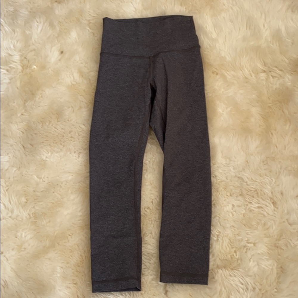 Lululemon grey leggings. Size 4
